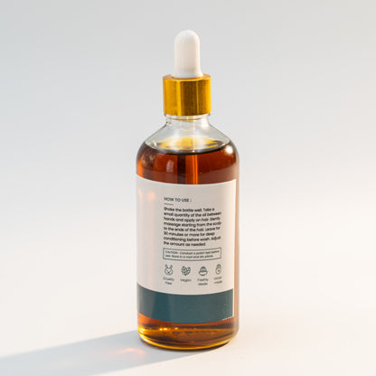 Linen Water Hair and Skin Oil is a powerful blend of natural oils that strengthens hair, lessens dandruff, and promotes skin that is healthy and radiant.  Restoring natural shine and smoothness, hydrating dry skin, and refreshing the scalp are all made possible by this nourishing herbal oil.