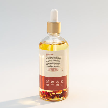 With its shining surface, soft floral scent, and high-end skincare design, the Linen Water Rose Jasmine Body Oil is a standout product that's just as lovely for looking at as it is to use.